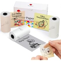 Papier Adhésif Transparent Thermique - 3 Rouleaux 50 Mm X 3,5 M Pour Mini-imprimante Phomemo T02, M02 - Parfait Pour Photos, étiquettes Et Notes