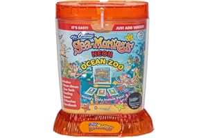 Sea Monkeys' Ocean Zoo 6 Pieces Neon Toy Aquarium Kit