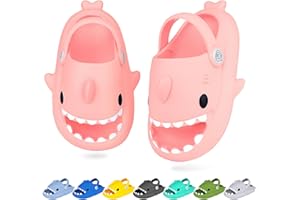 WUYISTAR Chanclas Tiburón Niñas Chanclas de playa para niños Sandalias antideslizantes para piscina Chanclas de Verano Rosa Menta Verde Azul Gris Amarillo Verde Oscuro