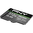 PNY U3 Pro Elite MicroSD Card - 512GB - (P-SDUX512U3100PRO-GE)