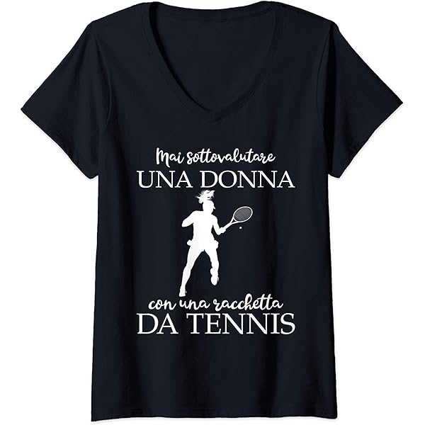 Maglietta Divertente Padel Con Silhouette Ragazza - Cotone E Poliestere, Design Sportivo Per Appassionate - Foto 6