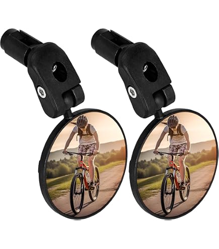 Specchietto Universale Per Bici ø70 Mm, Manubrio In Acciaio ø19 Mm, Montaggio Destro O Sinistro - 3