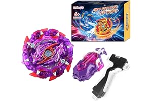 Hozuumo Bey Toupie Bay Blade Burst Turbo Combinaison, avec Metal Fusion Lanceur, Jouets Classiques Enfants Cadeau 21