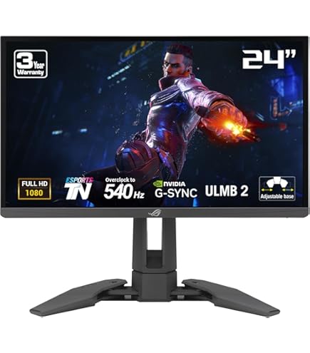 Alienware 25 Gaming Monitor - AW2518H NVIDIA G-Sync 240Hz Refresh