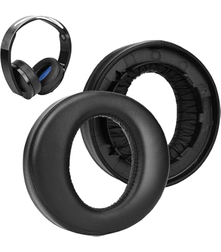 CUHYA-0080 Cuscinetti Per Sony PlayStation Gold Auricolare Wireless 2018 Cuffia PS4 Sostuzione Earpad Ear Pad Cuscino Tazze - Foto 7