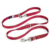 CURLI ADJUSTABLE LEASH NYLON RED M