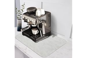 FANNAS 1 Pezzi Tappetino Scolapiatti Assorbente, Tappetino per Asciugatura Piatti,Tappetino Scolapiatti da Lavello Asciugatura Rapida, Adatto per Cucina,Bar,Tavolo da Pranzo(Grigio 2)