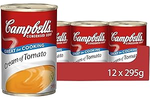 CAMPBELL'S Campbells Condensed Soup, Cream of Tomato Soup, Tinned, 12 Pack