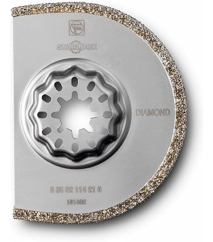 FEIN Lame De Coupe E-Cut Diamantée StarlockPlus - Pour Fibre Carbone Et Verre, Précision Maximale