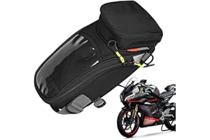 Monozoz Borsa Magnetica per Serbatoio Moto, Antiscivolo, Nera, Resistente, Adatta per la Maggior Parte delle Moto, Design Touch Screen