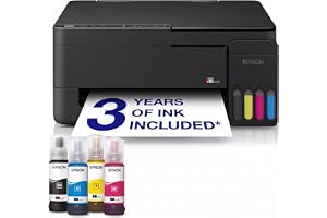 Epson EcoTank L3351 Printer | Perfect for Home Use | Wireless | A4 | Print, Copy, Scan | Includes up to 3 Years of Ink