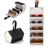 Sunglasses Organizer - Sunglass Case - Glasses Box - Specs Box for Men - Goggles Holder - Eyewear shades Organiser, Leather F