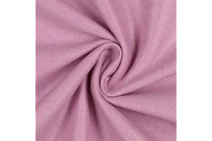 Mondo Tessuti - Tagli di Tessuto Panno Lenci - Feltro 1mm - Disponibile in Diversi Formati e ben 60 Colori (100X95CM, LILLA MELANGE)