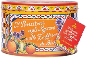 Dolce&Gabbana Fiasconaro - Panettone de frutas cítricas con azafrán de Sicilia 1kg