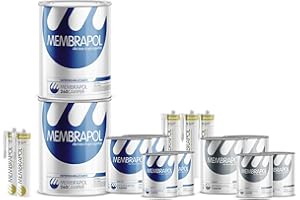Membrapol Impermeabilizzazione Camper Per Tetto in Vetroresina Kit Brevettato per 12/14 mq