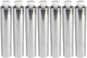XHDIGI Tubo vuoto per pittura a olio con tappo ad ago (40 ml, confezione da 7), tubo in alluminio non sigillato per conservare vernici, acrilici, guazzi, acquerelli, oli e altri tipi di vernici