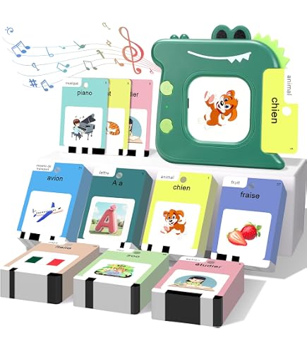 Cartes Flash Parlantes - Jouet éducatif - 112 Feuilles de 224 Mots Cartes Flash Parlantes - Jouet éducatif - 112 Feuilles de 224 Mots