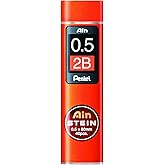 Pentel Mekanik Kurşun Kalem Ucu, 40 Adet, 0.5 mm, 2B