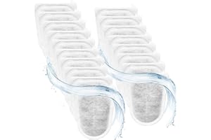 ROSYLEVE 15 Pezzi Adatti per Filtri Tetra EasyCrystal Filter Pack C600, Filtri di Ricambio per Reptofilter, Tetra Easycrystal Accessorio per Acquari Dotato di Carbone Attivo e Zeolite