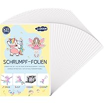 Kit Plastica Termoretraibile Draupnir 165 Pezzi - Fogli Vuoti Con Portachiavi E Accessori Per DIY - Foto 8