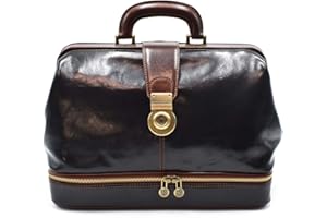 DD FIRENZE D&D - Borsa Medico Minimal con vano portastrumenti - Made in Italy