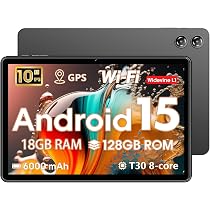 Tablet 10 Pulgadas Android 15, 18 GB RAM + 128 GB ROM, Google GMS