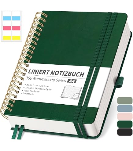 Carnet Notes A5 320 Pages - Couverture Rigide - Papier 100g/m²