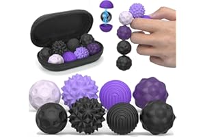 Afufu 8 Pallina Antistress Magnetiche Per Adulti Adolescenti Autismo Ansia Ufficio, Fidget Toys Sfere Magnetiche, Giocattolo Sensoriale Silenzioso Silicone