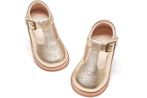 Kiderence Toddler Little Girls Mary Jane Dress Shoes School Oxford for Girls Flats