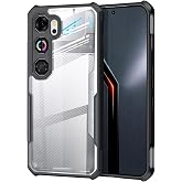 GIOPUEY para Nubia Neo 5 GT Funda, Carcasa Dura de PC + TPU Suave, Alta Transparencia, Funda Transparente, Airbag Antica&iacute;das