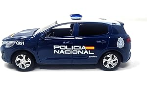 PLAYJOCS GT-8095 Coche POLICÍA Nacional. Vehículo metálico, Juguete Ideal para niños y coleccionistas.