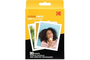 Kodak Premium Carta Fotografica 3.5"x4.25" Zink (20 fogli)