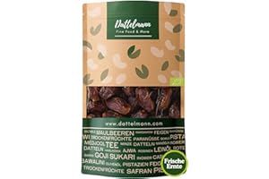 DATTELMANN FINE FOOD & MORE Medjool Datteln Bio 1KG - Jumbo Medjoul Bio - 100% Natürlich & Frisch - Premium Trockenfrüchte | DATTELMANN®