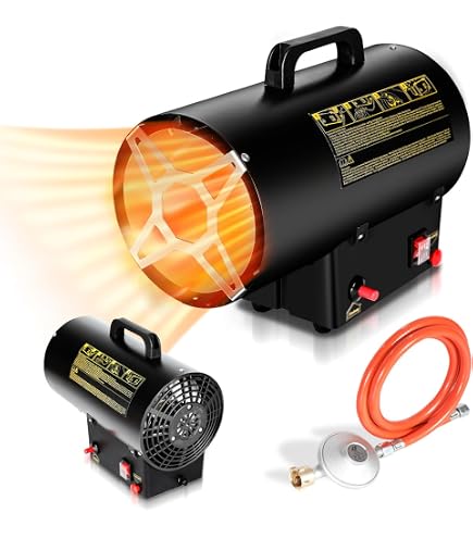 Gasheizgebläse 15KW – Mobiler Propangas-Heizer Mit Piezozündung Für Werkstatt, Garage & Baustelle