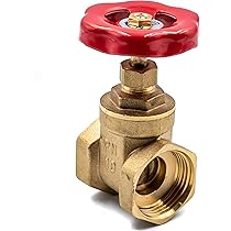 Valvola A Saracinesca DN15 G1/2 In Ottone | Per Gas, Olio, Acqua Con Manico Rosso - Foto 8