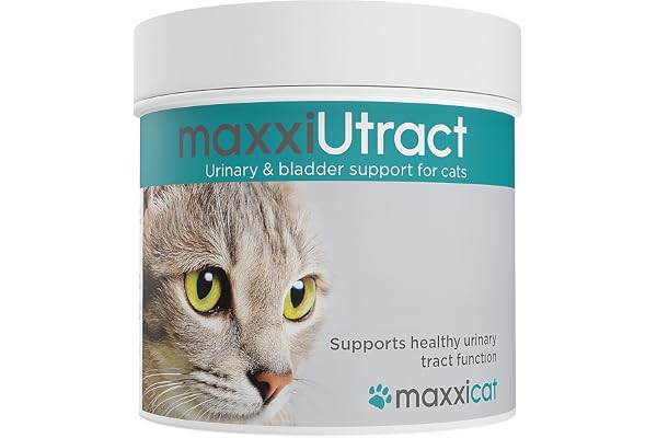 maxxipaws – maxxiUtract Formule Canneberge Complément Alimentaire Urinaire pour des Chats – Supplément Félin pour Le Contrôle de la Vessie et la Santé des Voies Urinaires (Poudre 90 g)