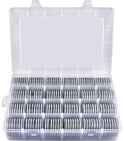 100 Stück Münzkapseln 40mm | Transparente Aufbewahrung | Für Sammelmünzen | Kunststoff Schutzboxen