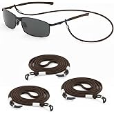 SPORTS WORLD VISION 4 x Spec non-slip nylon glasses chain strap tape, glasses chain, lanyard, sunglasses strap