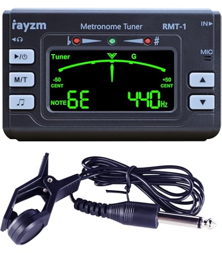 Métronome Numérique TERENCE - Précision Milliseconde, 40-208 BPM, 10 Rythmes, 9 Mesures, Écran LED, Prise Casque | Tous Instruments