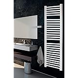 Radiador termodecoración toallero blanco 120 x 45 distancia ...