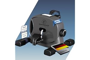 Fjoerdesports Arm- und Beintrainer, Mini-Heimtrainer, Bewegungstrainer, Training im Home-Office, mit Trainingsdisplay, Hometrainer, Verschiedene Widerstandsstufen, Seniorentrainer