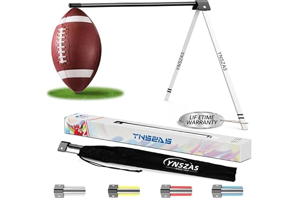 YNSZAS Fotbollsspark-tröja, bärbar fältmålspark, hållare, kickoff t-shirt kompatibel med alla fotbollsstorlekar, träningsutrustning för vuxna och ungdomar
