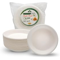 Acan Tradineur Set 6 Piatti Fondi In Plastica 22 Cm – Per Microonde E Congelatore – Color Pastello Assortiti – Stoviglie Riutilizzabili