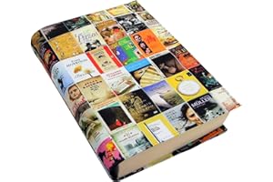 ANVAL Custodia per libro, regolabile, protezione per libri, impermeabile, adattabile a qualsiasi spessore, copertina per libro stampata, 4 diverse misure (175, G)