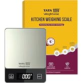 Tata 1mg Weightwise Kitchen Weighing Scale | 1g Precision | Stainless Steel | Max Capacity 5 kg | Auto Power-Off Feature | Id