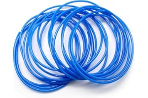 SRJQXH Diámetro Exterior 6 mm/Diámetro Interior 4 mm Manguera Neumática, Longitud 10 m Manguera de Aire de Poliuretano, Azul Manguera de Poliuretano PU, para Herramientas Neumáticas