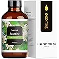 Gelsomino Olio Essenziale 120ml, SALKING 100% Puro e Naturale Olio Essenziale per Diffusori Ultrasuoni, Naturali Oli Essenzia