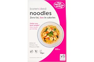 Barenaked Konjac Noodles | 6 x 380g Multipack | Low Calorie & Keto Friendly | Vegan & Gluten Free | Fat Free & Low Carb | 12 Servings