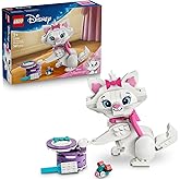 LEGO Disney Aristokediler Sevimli Marie 43286 &ndash; 7 Yaş ve &Uuml;zeri &Ccedil;ocuklar i&ccedil;in Hediye Kutusu, K&uuml;&ccedil;&uuml;k Fare, Fır&ccedil;a, Balık ve Pembe