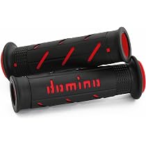 Poignées Guidon Moto Domino A450 Anthracite/Noir - Road Race Performance Medium/Souple